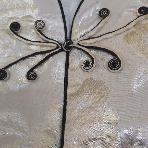 Brocade asian blazer size L - Picture 5 of 8